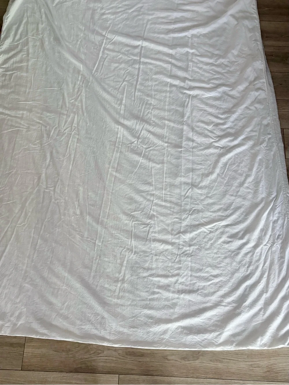 West Elm Linen | Cotton Woven Stripe Twin Duvet Cover Neutral Gray Cream